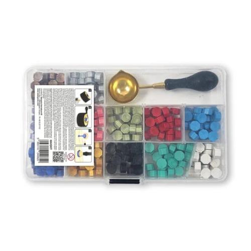 Stamperia Wax And Seals Wax Set (12 colors x5gr + spoon) (WAXSKIT)