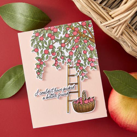 Hero Arts - In The Orchard Stamp & Cut & Stencil Bundle from the I Pick You Collection