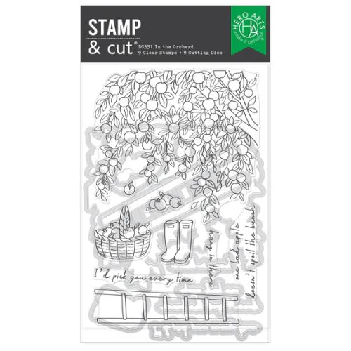 Hero Arts - In The Orchard Stamp & Cut & Stencil Bundle from the I Pick You Collection