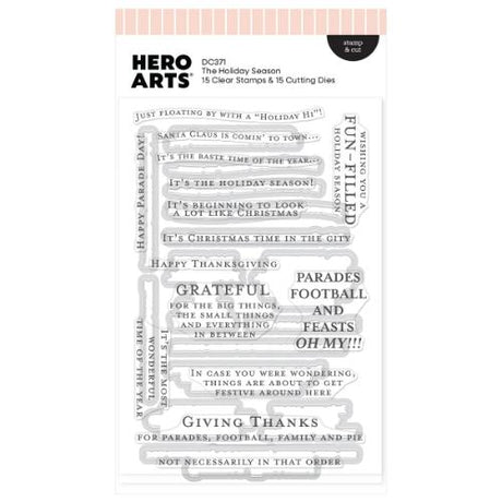 Hero Arts Oh What Fun Add-Ons Bundle - Postage as per Actual