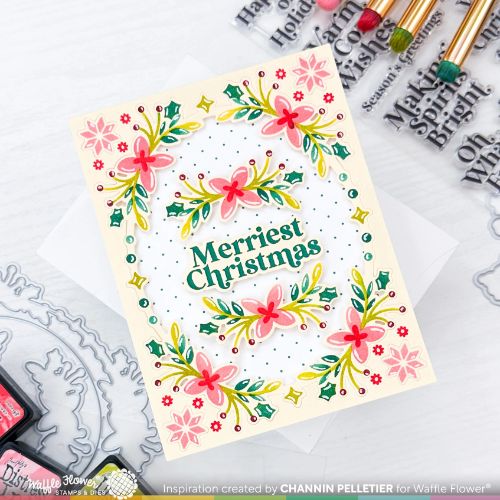 Waffle Flower - Holiday Cheer Sentiments Combo