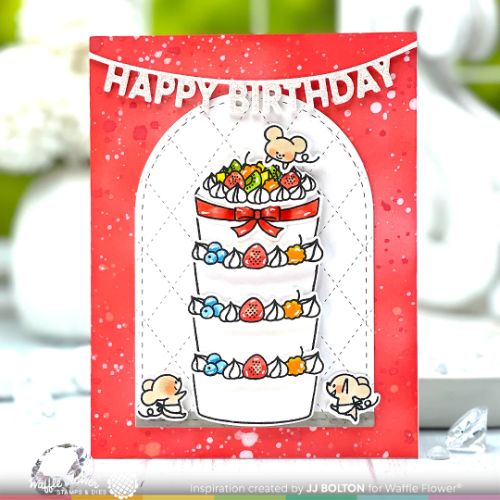 Waffle Flower - Fruity Cake Combo