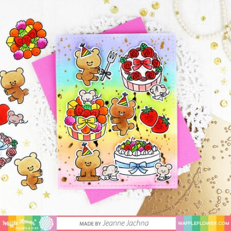 Waffle Flower - Fruity Cake Combo
