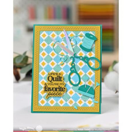 Waffle Flower - Quilted Hug Sentiments Combo