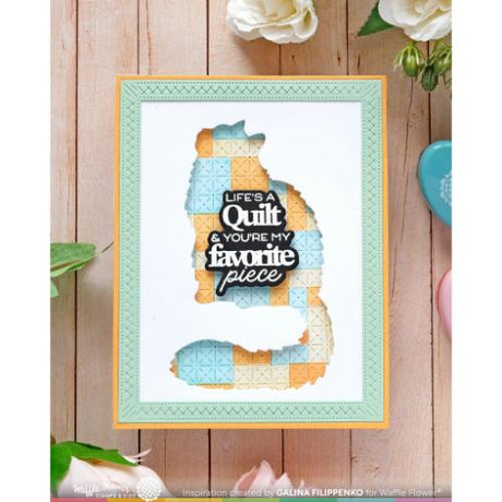 Waffle Flower - Quilted Hug Sentiments Combo