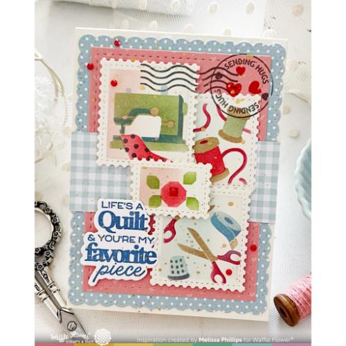Waffle Flower - Quilted Hug Sentiments Combo