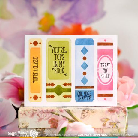Waffle Flower - Simple Books Stencil