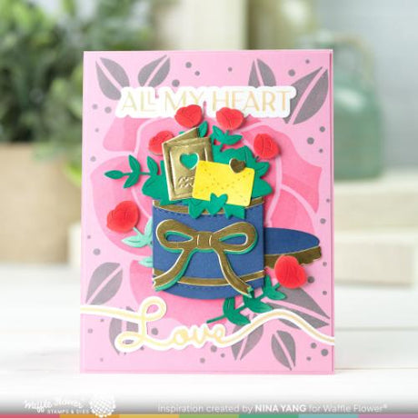 Waffle Flower - Flower Gift Box Die
