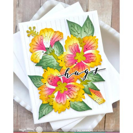 Waffle Flower - Script Greetings Combo