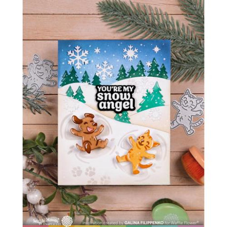 Waffle Flower - Snow Angel Sentiments Combo