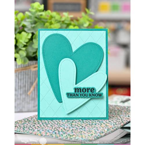 Waffle Flower - Love You More Sentiments Combo