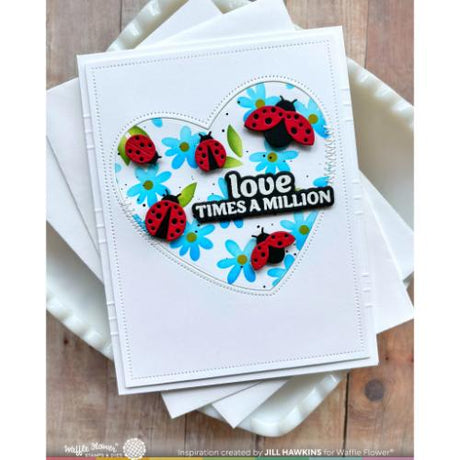 Waffle Flower - Love You More Sentiments Combo