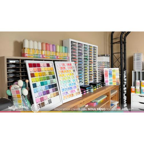 Waffle Flower - Background Blender - Reds - Postage as per Actual