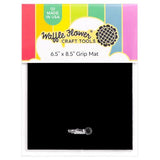 Waffle Flower - 6.5x8.5 Grip Mat - Black