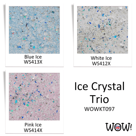 Wow Ice Crystals Trio ... inspired by Marion Emberson