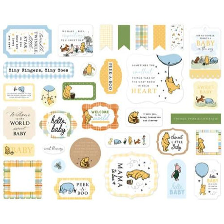 Echo Park Winnie The Pooh Baby Ephemera (WPB442024)