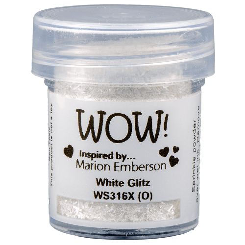 WOW! Embossing Powder 15ml White Glitz