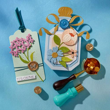 Spellbinders - Butterfly Mini 3D Wax Seal from the Mini Wax Seals Collection