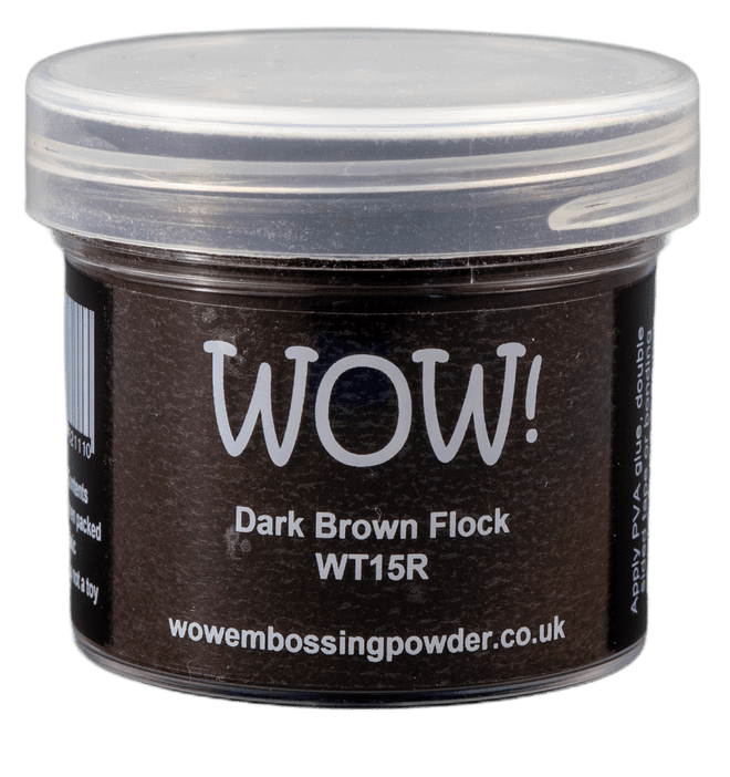 Wow Dark Brown Flock (45ml Jar)