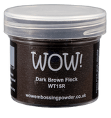 Wow Dark Brown Flock (45ml Jar)