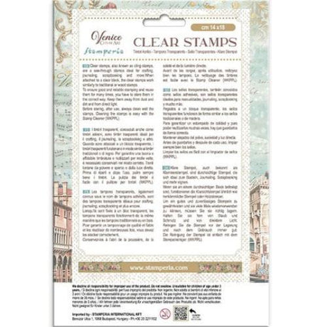 Stamperia Venice City of Art Clear Stamp Elements (WTK222)