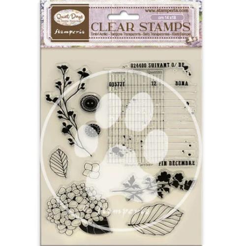 Stamperia Quiet Days Clear Stamp Hydrangea (WTK229)