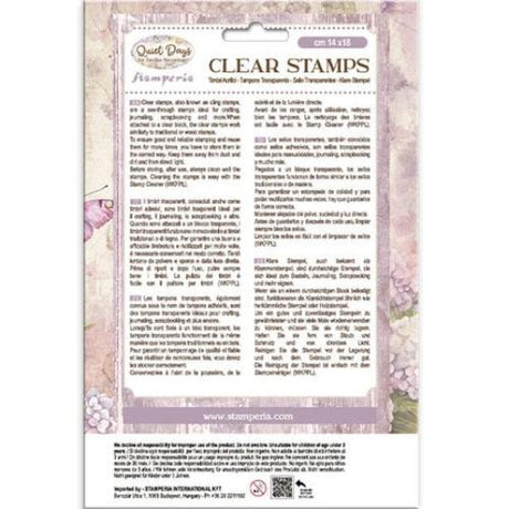 Stamperia Quiet Days Clear Stamp Butterfly (WTK230)