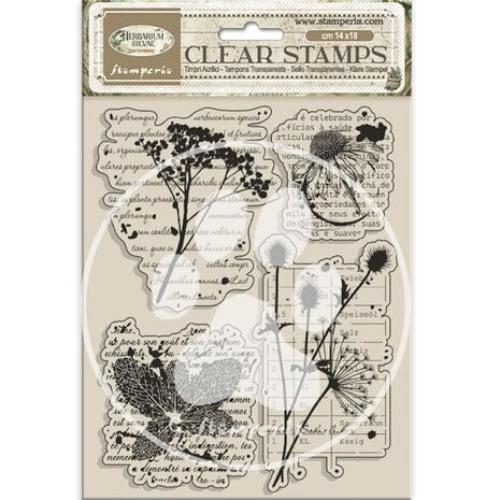 Stamperia Herbarium Silvae Clear Stamp Botanic (WTK231)