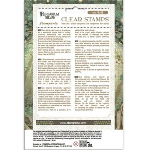 Stamperia Herbarium Silvae Clear Stamp Botanic (WTK231)