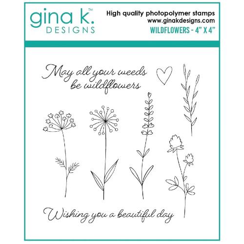 Gina K Designs - STAMPS - Wildflowers