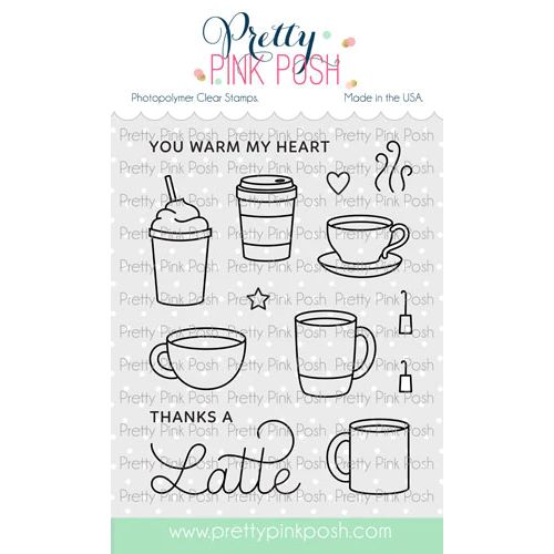 Pretty Pink Posh - Winter Drinks stamp set