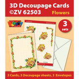 3D Decoupage-Cards Flowers 503