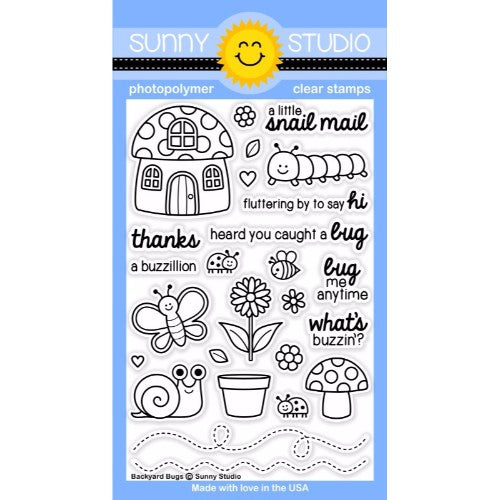 Sunny Studios - Backyard Bugs Stamps