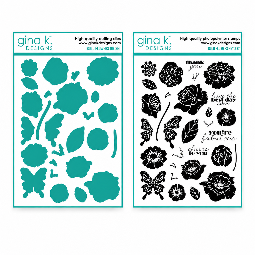 Gina K Designs - Bold Flowers - Bundle