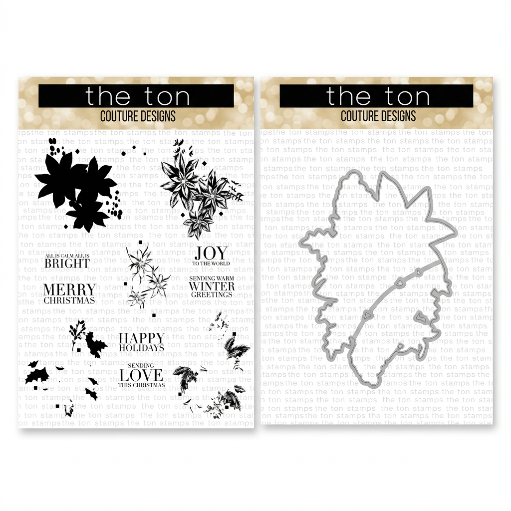 The Ton Stamps - Boundless Poinsettias Bundle