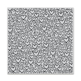 Hero Arts - CLiNGS Rubber Stamp: CG758 Bursting with Love Bold Prints