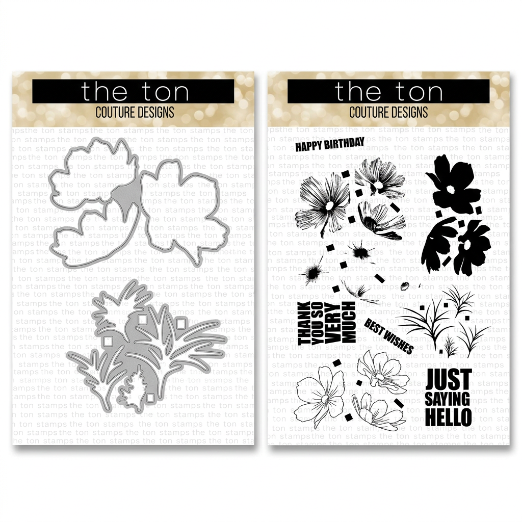 The Ton Stamps - Charming Cosmos - Bundle