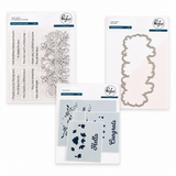 Pinkfresh Studio - Charming Floral Border Bundle