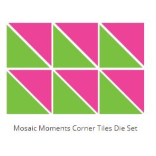 Mosaic Moments - Corner Tile Die - Set of 12