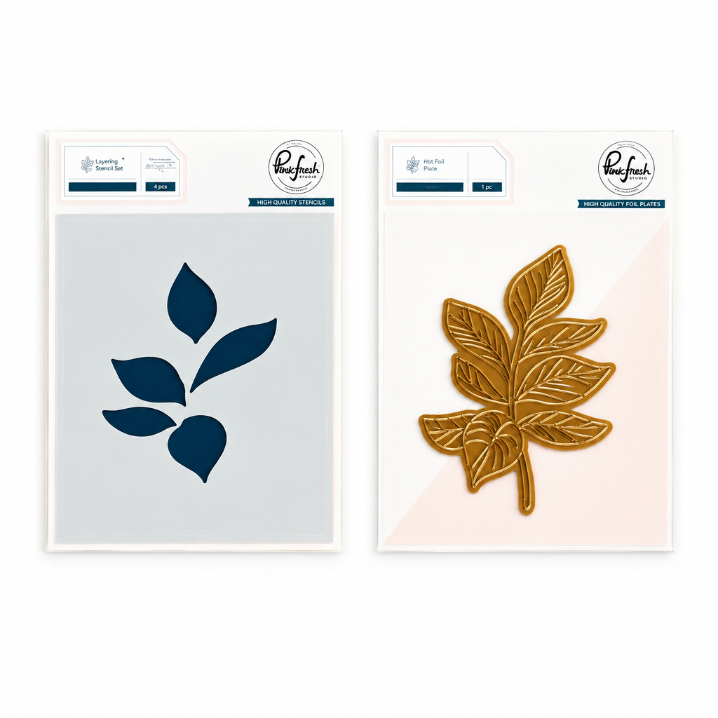 Pinkfresh Studio - Detailed Leaf Bundle