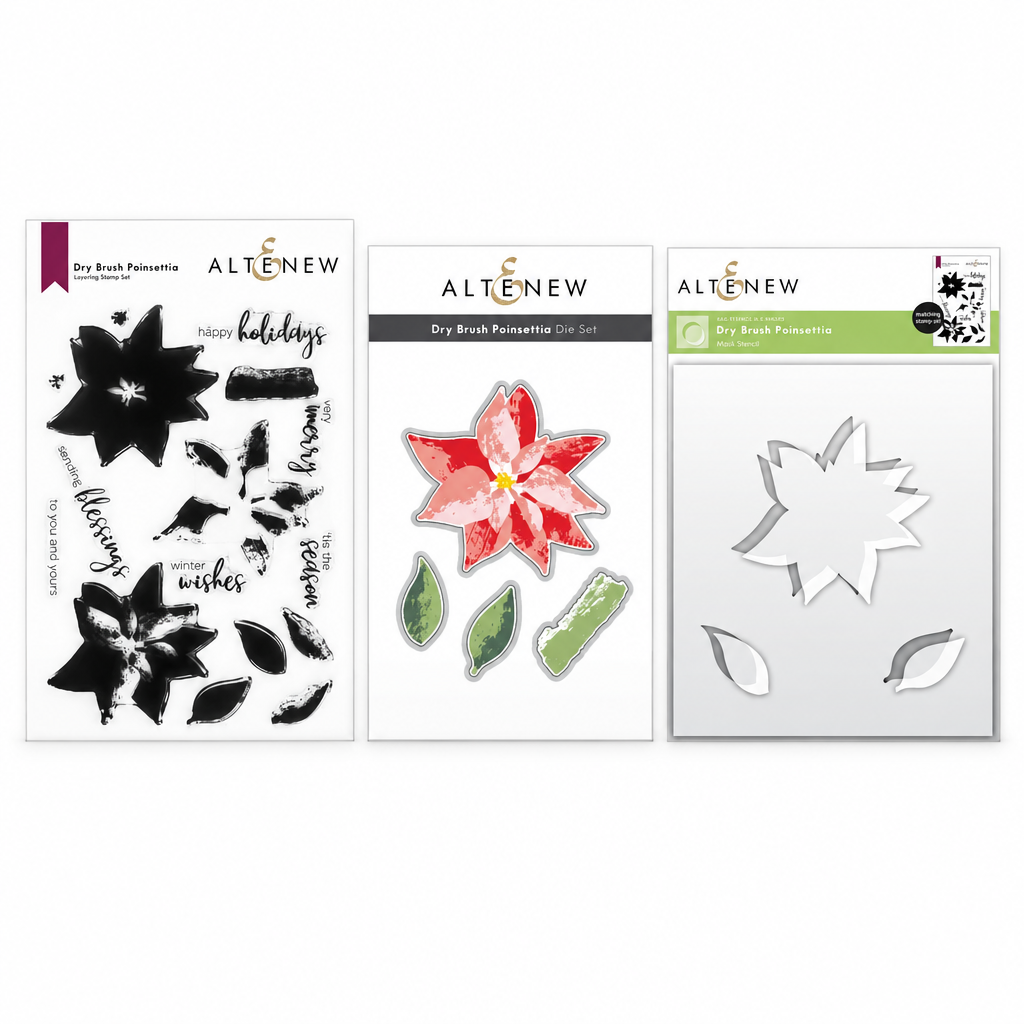 Altenew - Dry Brush Poinsettia Bundle