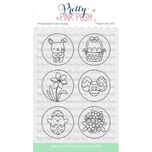 Pretty Pink Posh - Easter Circles Stamp Set