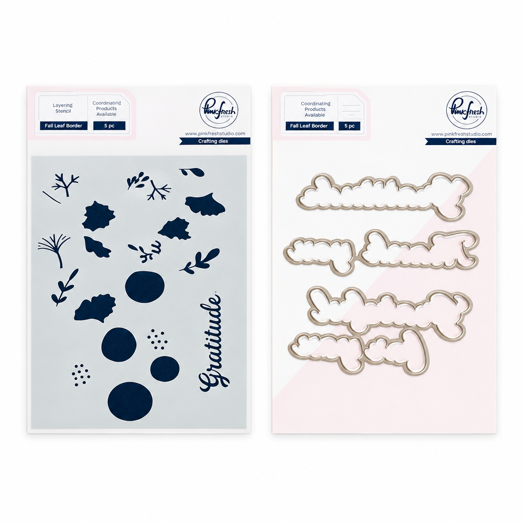 Pinkfresh Studio - Fall Leaf Border Bundle