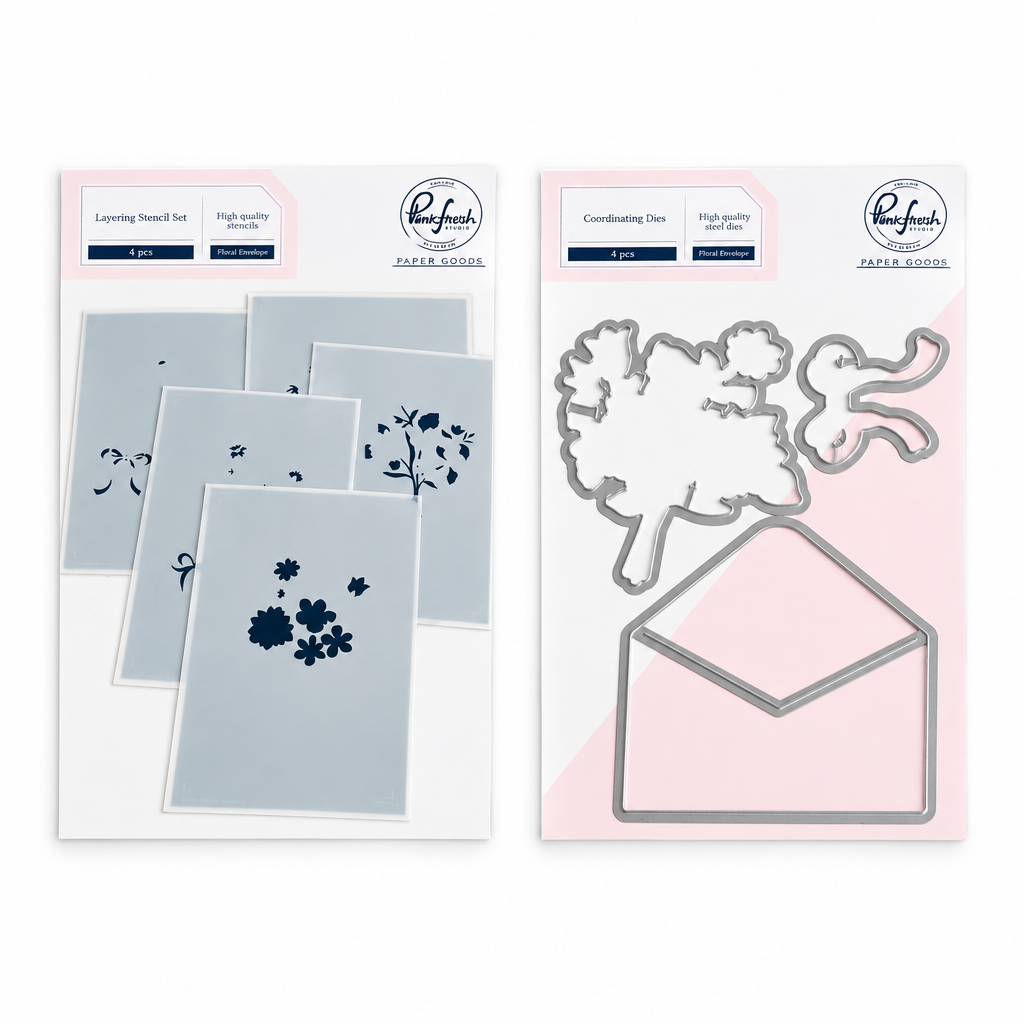 Pinkfresh Studio - Floral Envelope Bundle