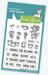 Lawn Fawn - Stamps - Garden Mouse