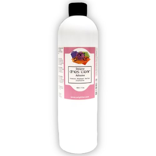 Art Institute Glitter Designer Dries Clear Adhesive 16oz - Postage as per Actual