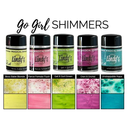 Lindy's Stamp Gang Go Girl! Shimmers Magical Shaker 2.0 SET (mshaker-SET-09)