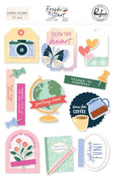 Pinkfresh Studio Fresh Start Layered Stickers by Kaitlin Sheaffer (320526)