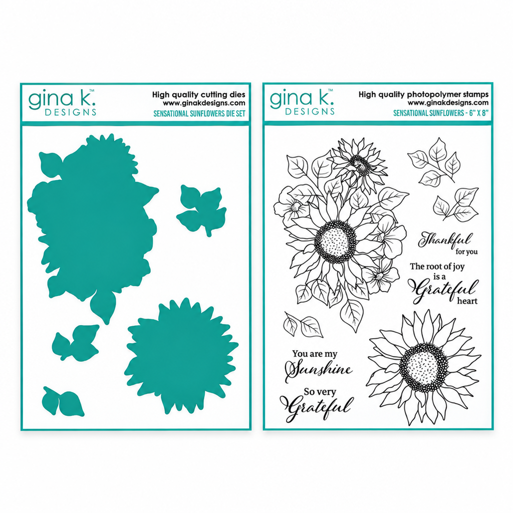 Gina K Designs - Sensational Sunflowers - Bundle