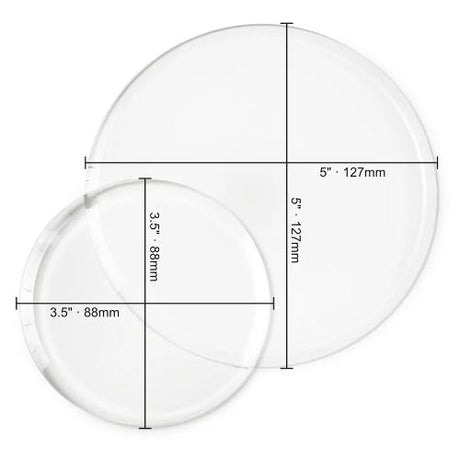 Sizzix Circular Cutting Pads, 3 1/2 "/ 5" (2pcs) (666941)